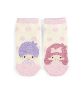 Little Twin Stars Fluffy Boa Socks: Adult Dot