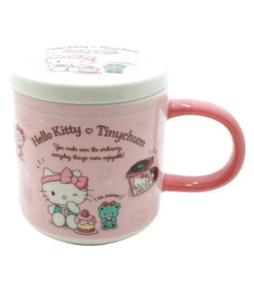 Hello Kitty Mug With Lid 400ml