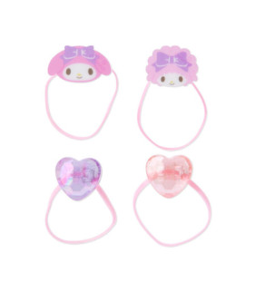 My Melody 4Pcs Ponytail Holders: Mini