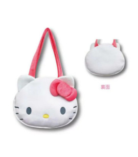 Hello Kitty D-Cut Large Face Tote Bag L