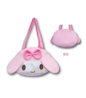 My Melody D-Cut Large Face Tote Bag L