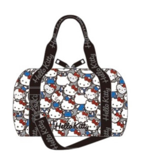 Hello Kitty Boston Bag Black Pose Collection