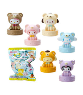 Assorted Characters Bath Ball: Bear Stamp