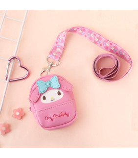 My Melody Earbuds/Earphones Pouch with Lanyard