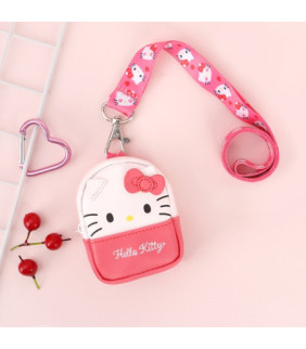 Hello Kitty Earbuds/Earphones Pouch with Lanyard