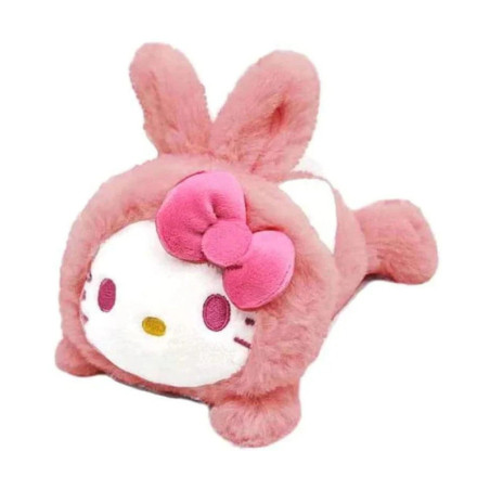 Hello Kitty 5 Inch Plush Fluffy Rabbit