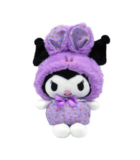 Kuromi 9 Inches Flower Bunny Bean Doll Plush