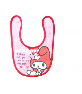 My Melody Baby Bib Heart