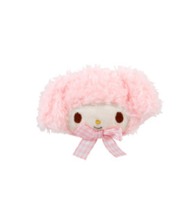My Melody Face-Shaped Fluffy Hair Clip