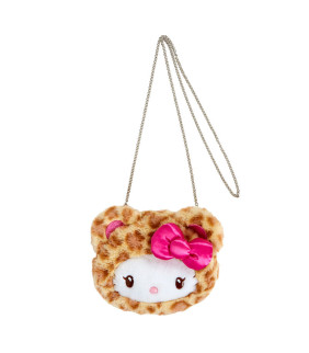 Hello Kitty Face Shape Plush 2Way Pochette Bag : Gal Bear