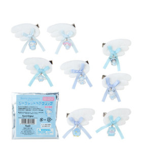 Assorted Characters Secret Feather Shape Hair Clip: Blue Angels