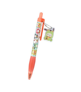 Maneki Neko Ballpoint Pen with Acrylic Keyring PC