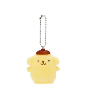 Pompompurin Flocked Keychain Mascot