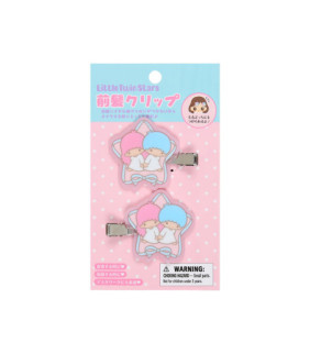 Little Twin Stars Hair Bangs Clip Set: Transparent