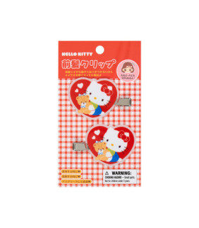 Hello Kitty Hair Bangs Clip Set: Transparent