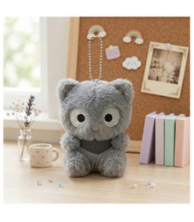 Chococat Monotone Key Chain