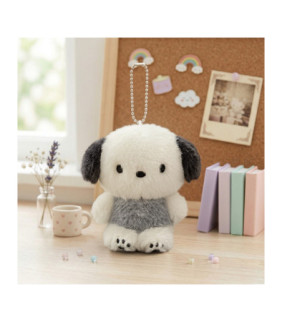 Pochacco Monotone Key Chain