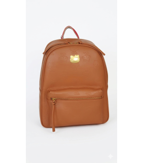 Hello Kitty Mini Backpack: Brown-Ltr