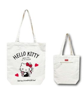 Hello Kitty Canvas Tote Bag