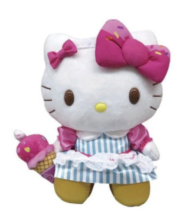 Hello Kitty 10 Inch Plush Ice Cream