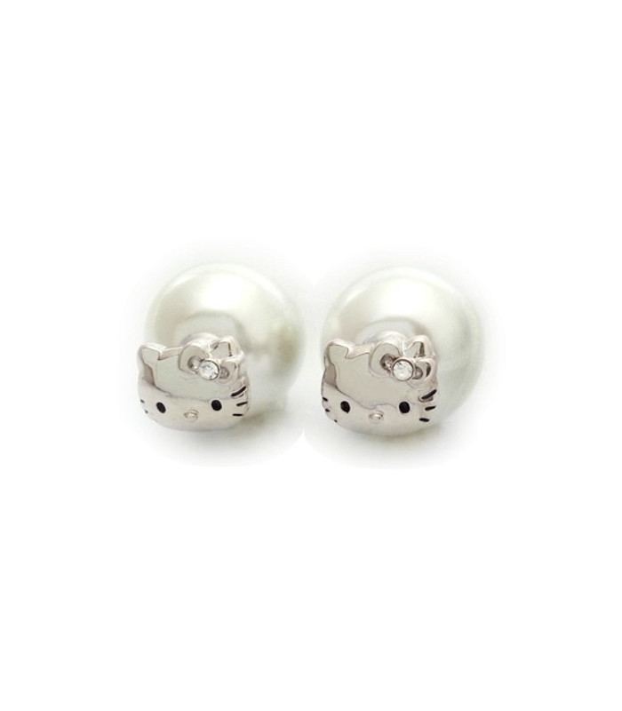 Hello Kitty Pearl Mini Earring KHE-651