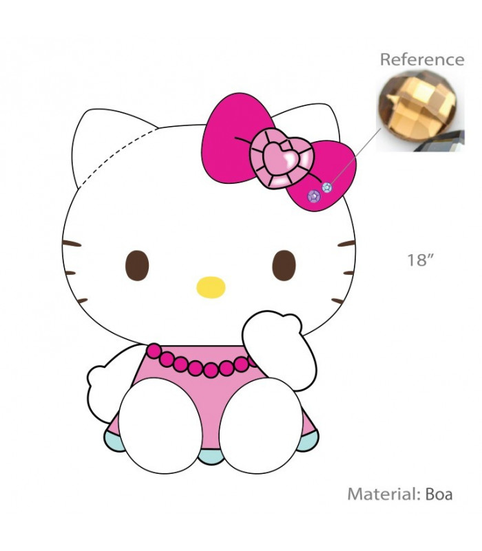 Hello Kitty 18 Inch Plush  Hrt Jewelry