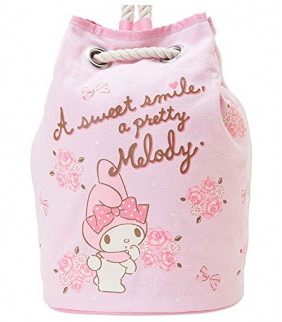 My Melody Cotton Drawstrng Backpack: