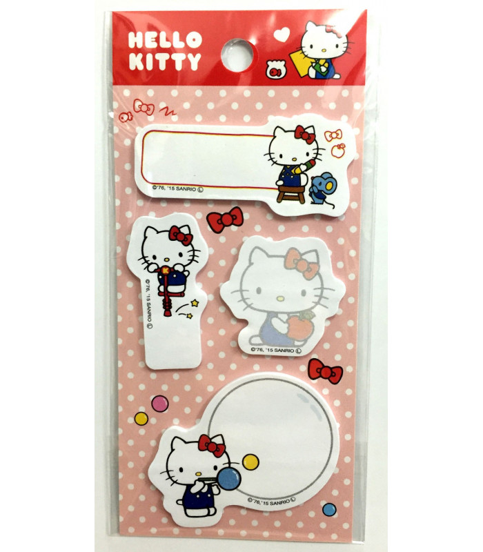 Hello Kitty Sticky Note: D-Cut