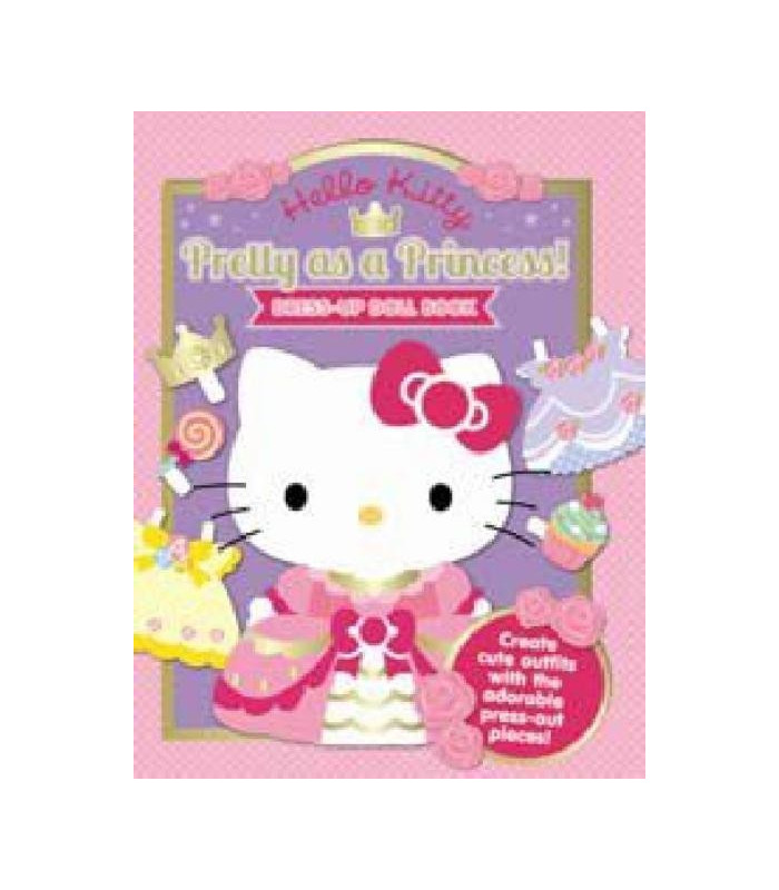 Hello Kitty Pretty as a Princess Dress-up Doll Book