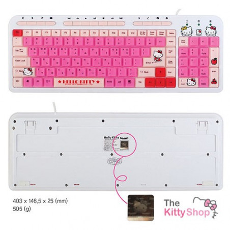 Hello Kitty Multimedia Keyboard HK-628KB-01