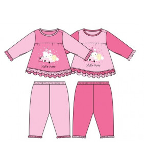 Hello Kitty Baby Girl Pajamas Hotpink 0-24Month