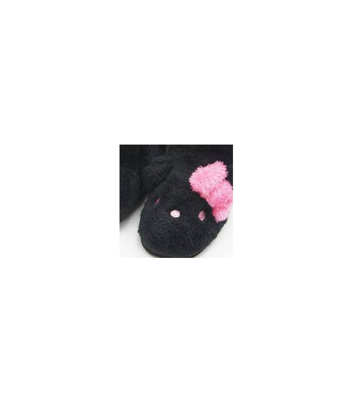 Hello Kitty Mouton Boots Ladies Large Black