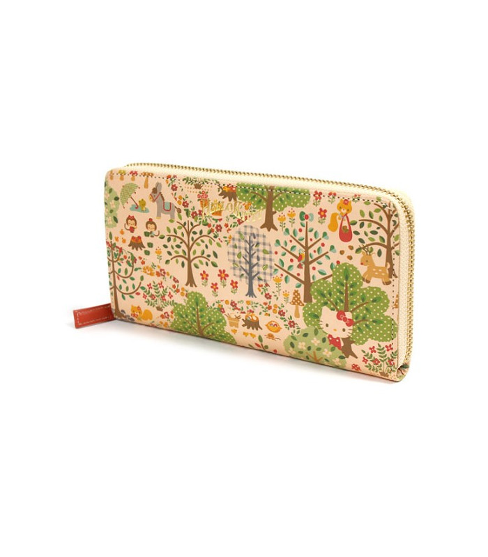 Hello Kitty Long Wallet: Genuine Leather