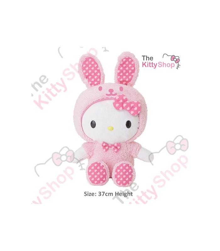 Hello Kitty Plush Rabbit Pink M