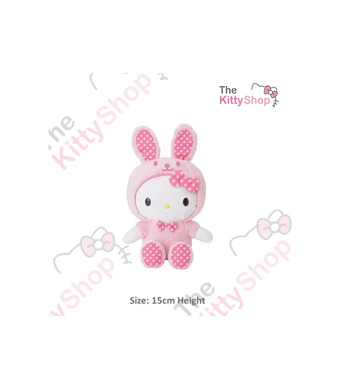 Hello Kitty Mascot Plush  Rabbit Pink