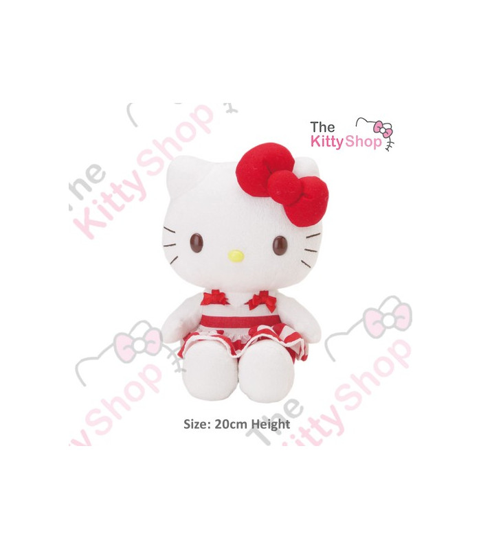 Hello Kitty Plush Summer Stripe S
