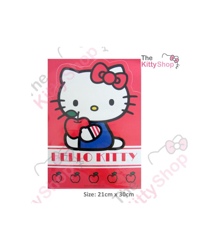 Hello Kitty Big Sticker Apple