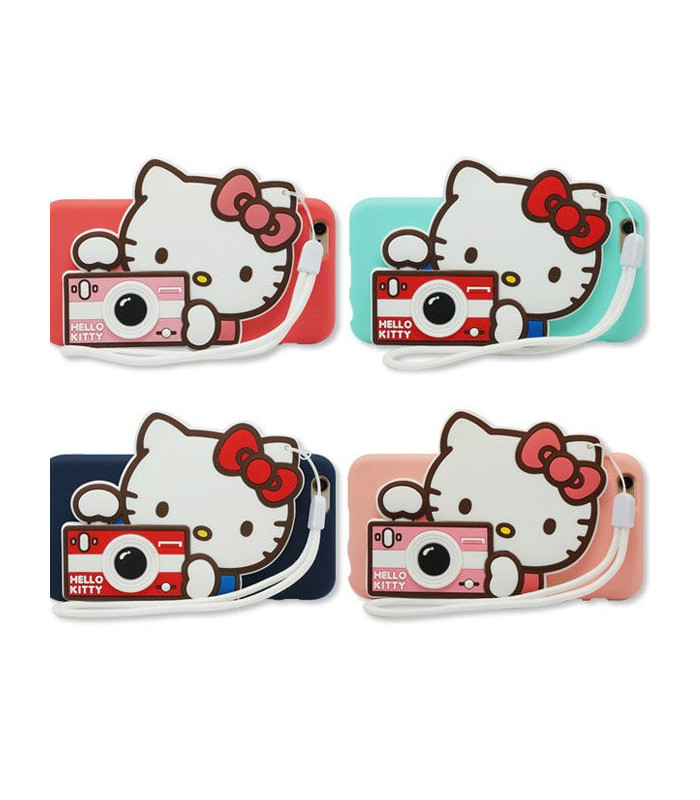 Hello Kitty iPhone7 Plus Cover: Pink Camera