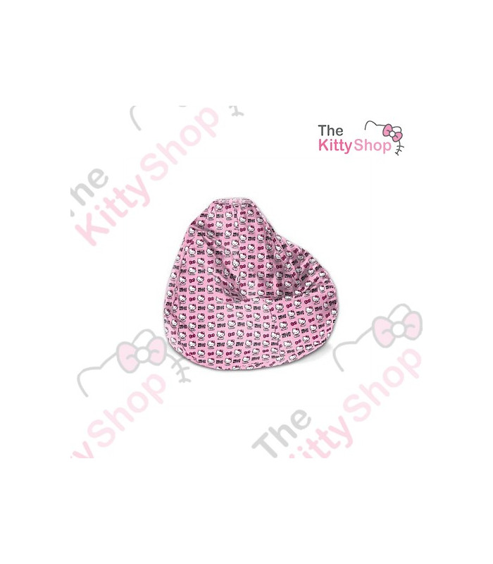 HK Bows Bean Bag Cover Pink&Black