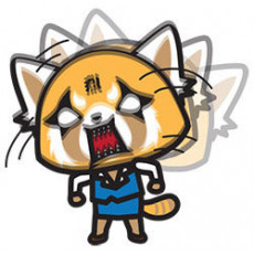 Aggretsuko at The Kitty Shop